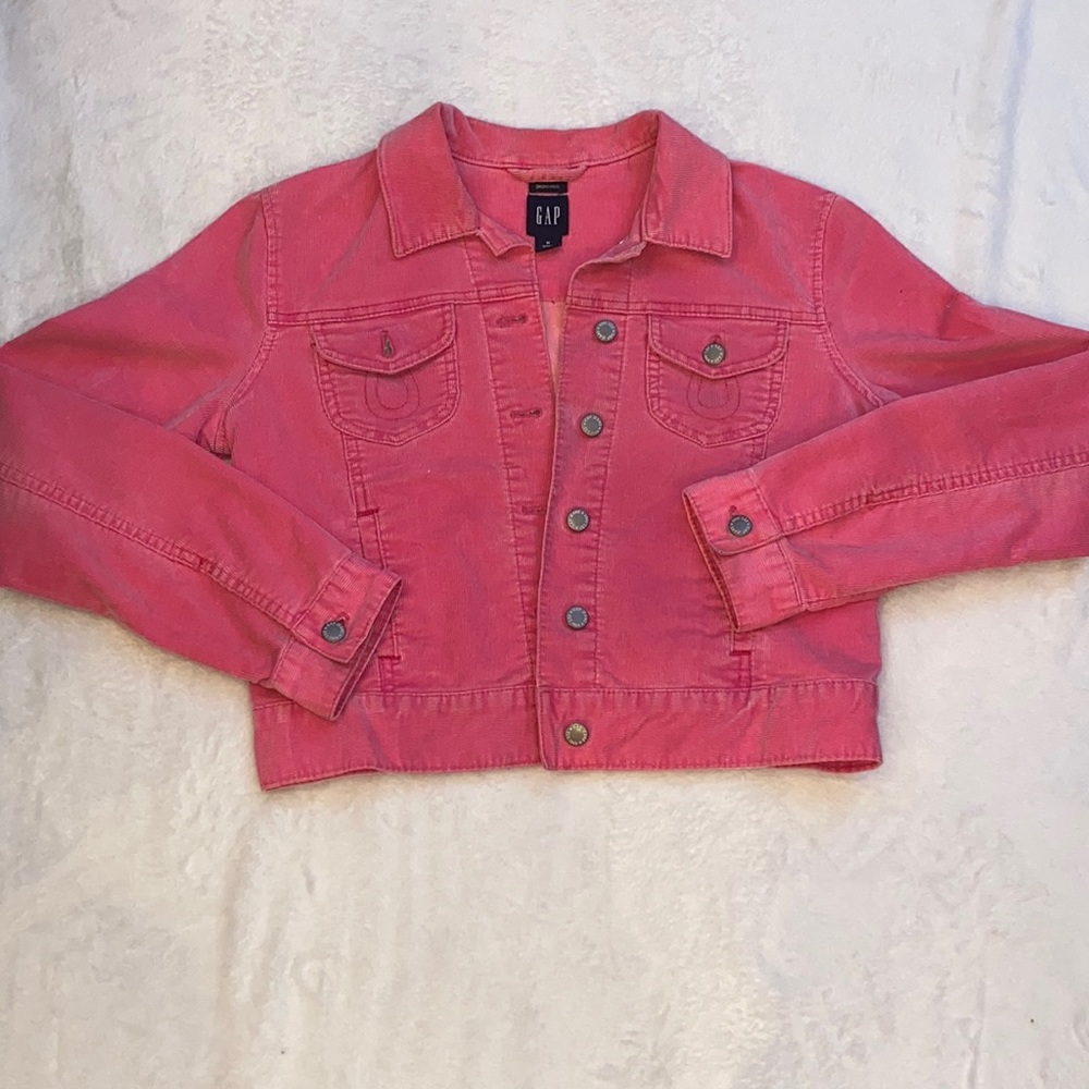 Gap medium Pink corduroy jacket